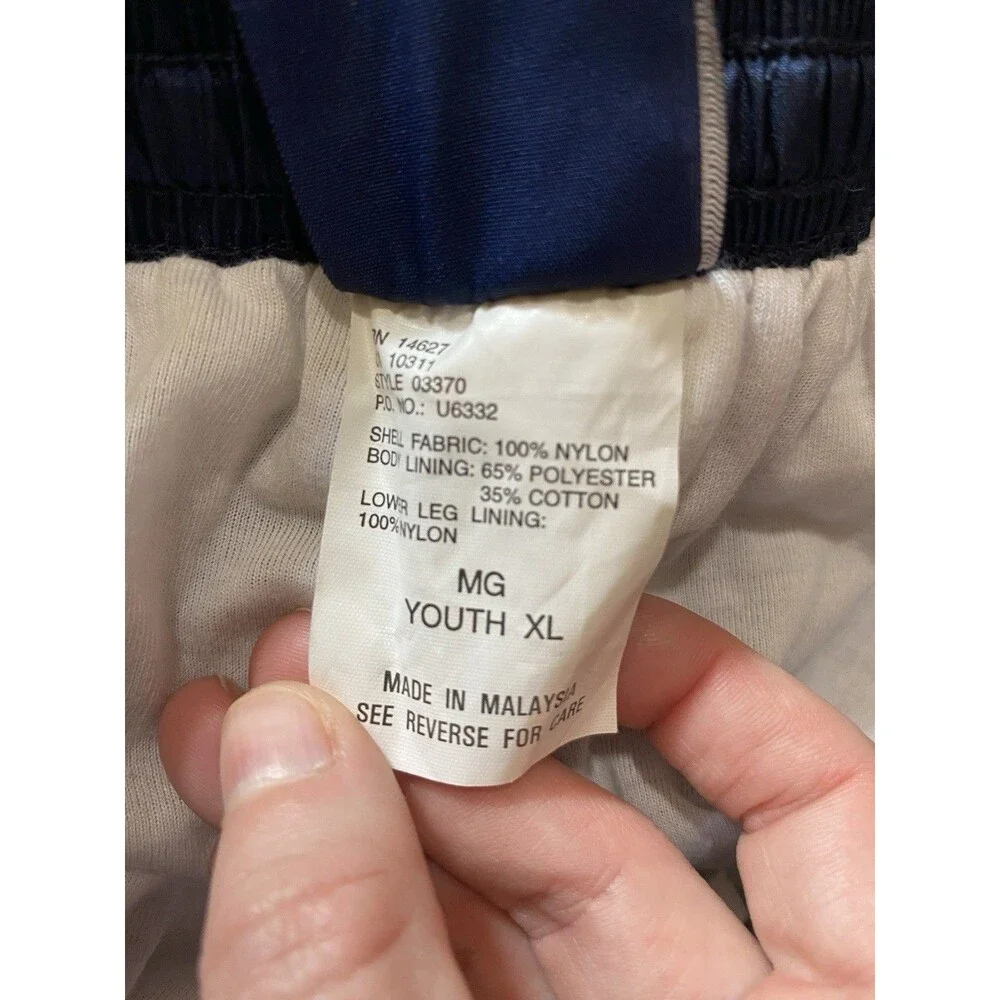 Vintage 1995 Umbro Youth XL Rosario Track Pants Navy Blue NWT 90s Soccer